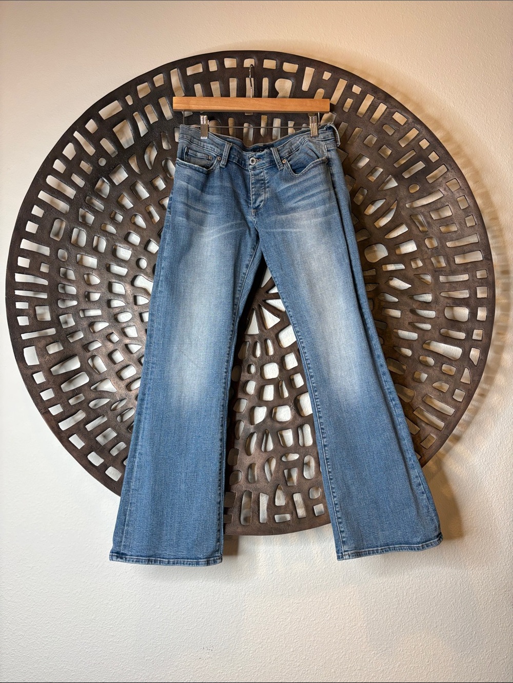 💙 Lucky Brand Lil Maggie Low Rise Bootcut Jeans Women’s 10/30 Light Wash 💙 - Picture 1 of 12